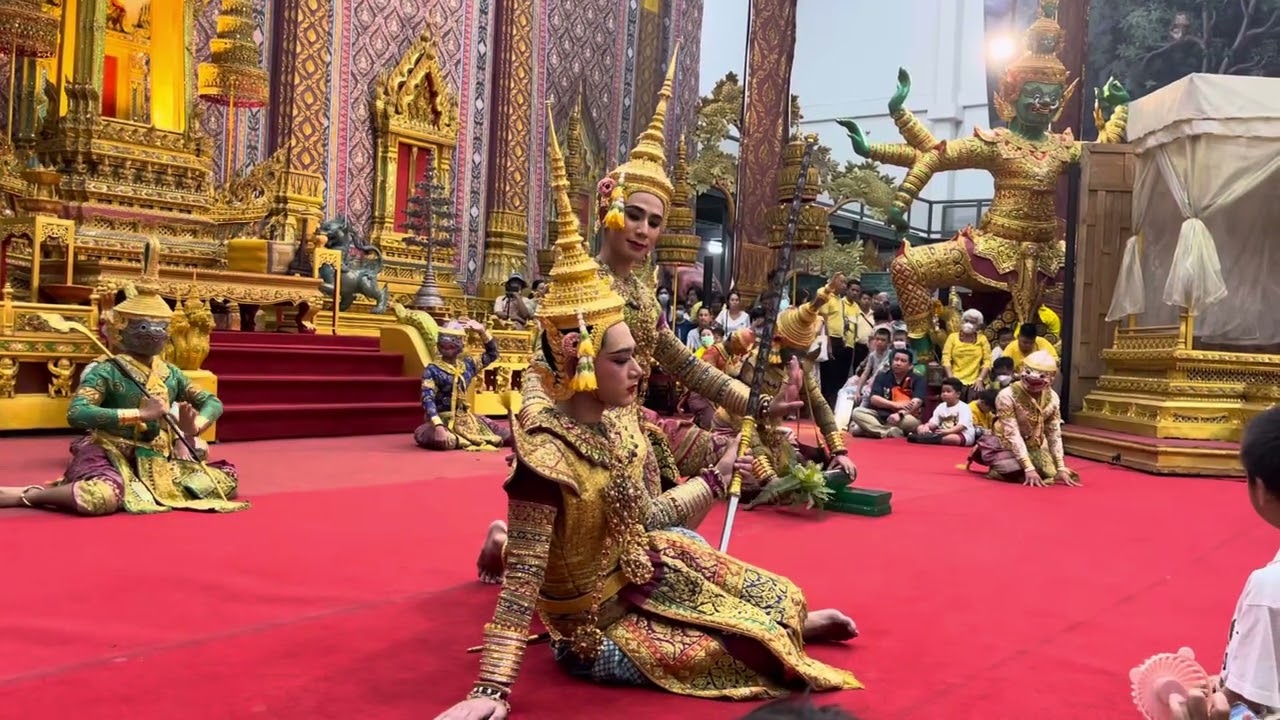 เจ้าโชคดี :￼ หนุมานเก็บยาสมุนไพรที่เขาสัญชีพสัญญีมารักษาพระลักษณ์ #โขนเด็กตัวเล็ก #โรงโขนเพชรบุรี