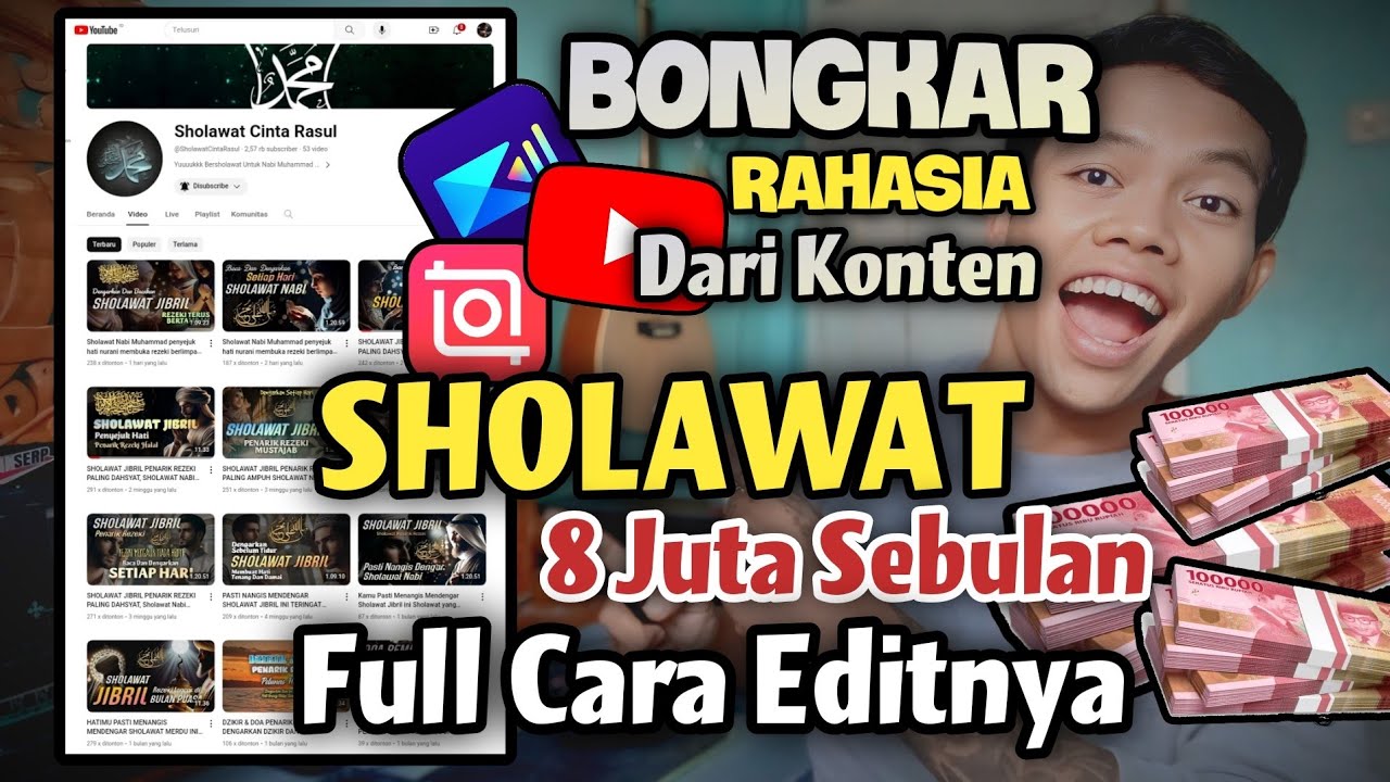 8 Juta Sebulan Dari Konten Sholawat doang