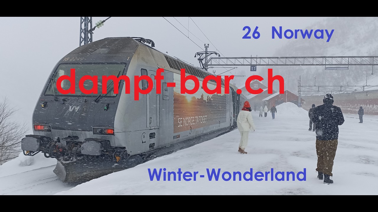 26  Winter-Wunderland Norwegen Bahnreise