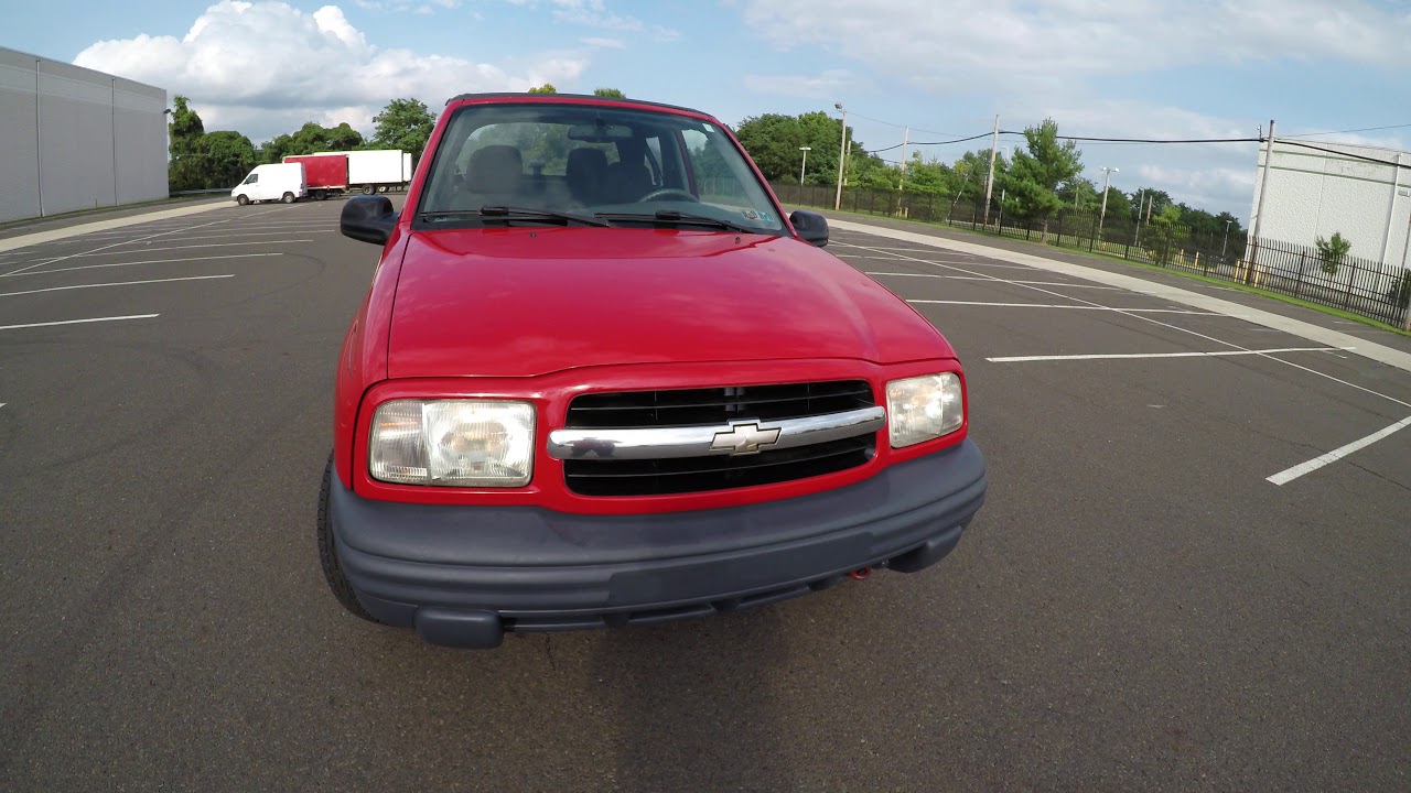4K Review 2000 Chevrolet Tracker 4WD Virtual Test-Drive & Walk-around