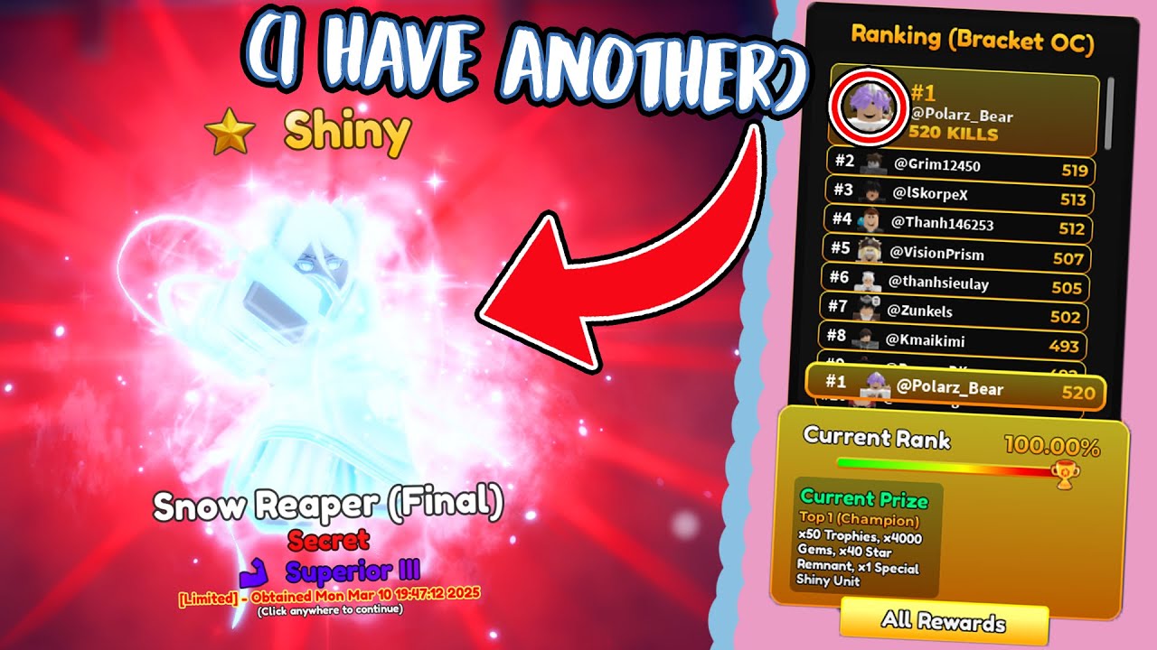 Using SHINY RUKIA (i have 2 btw) To Win Tournament 113?! | Anime Adventures