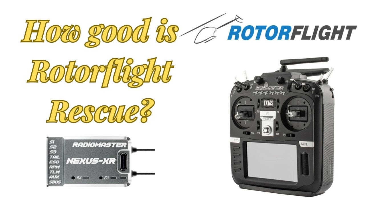 Спасательная установка Rotorflight Nexus-XR с Radiomaster TX16S