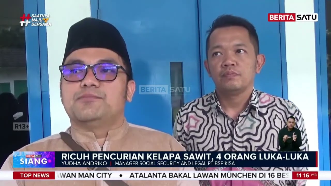 Ricuh Karyawan PT BSP vs Kelompok Penggarap Soal Sawit di Asahan, 4 Terluka #Beritasatu