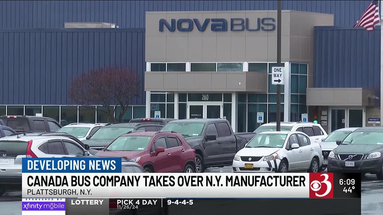 Canadian school bus manufacturer to take over Plattsburgh's Nova Bus facility
