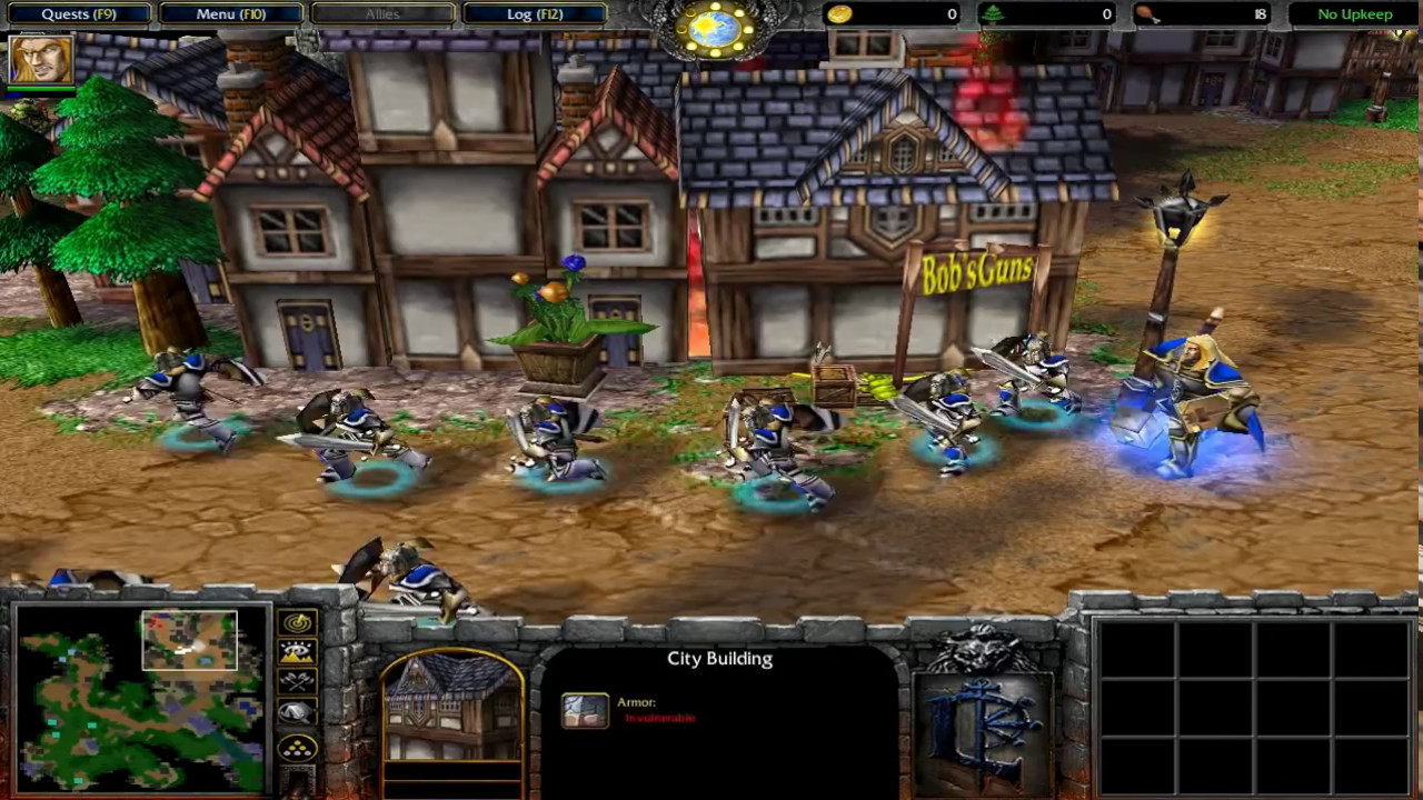 Warcraft III: Reign of Chaos - Human (Scourge of Lordaeron) - Chapter 1: The Defense of Strahnbrad