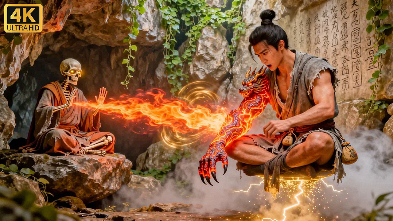 【必看爆燃武俠電影】封印在山洞的獨臂少年，竟遇到玄洞宗師傳授絕世武功，生出麒麟臂獨霸天下！#武侠片 #movie #武俠 #動作#动作 #中国电视剧 #武侠片 #激战#打斗 #解救