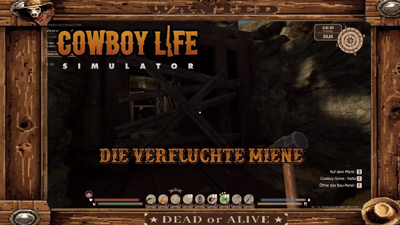 🤠 Cowboy Life Simulator 🐎 #​​​8 Gespenster in der Alten Miene! Gameplay