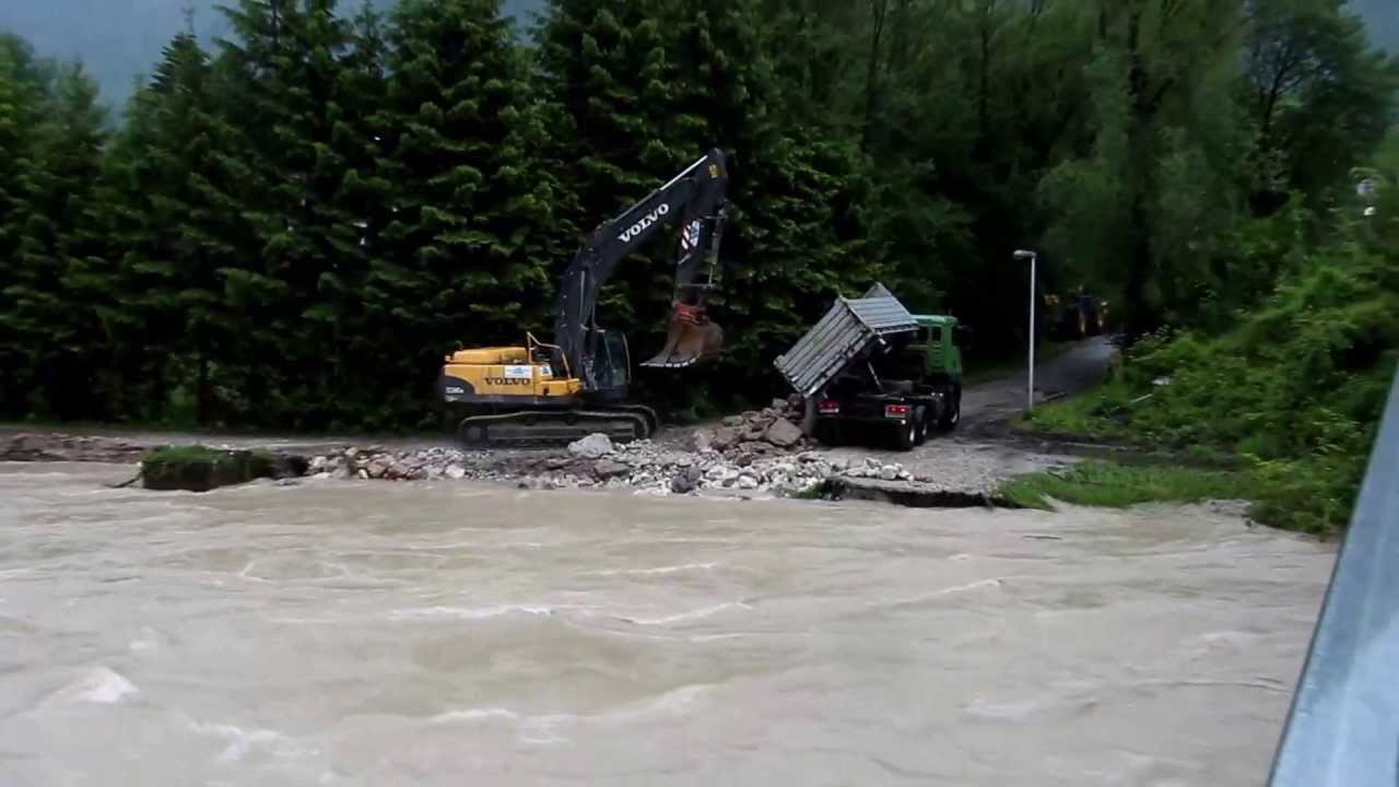 Hochwasser in Ebensee 2. Juni 2013