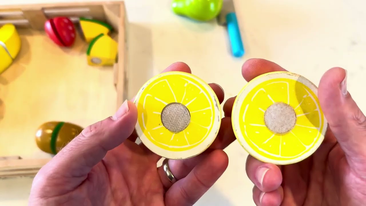 Melissa & Doug Cutting Fruit Set Review | Wooden Play Food Kitchen Accessory for Kids