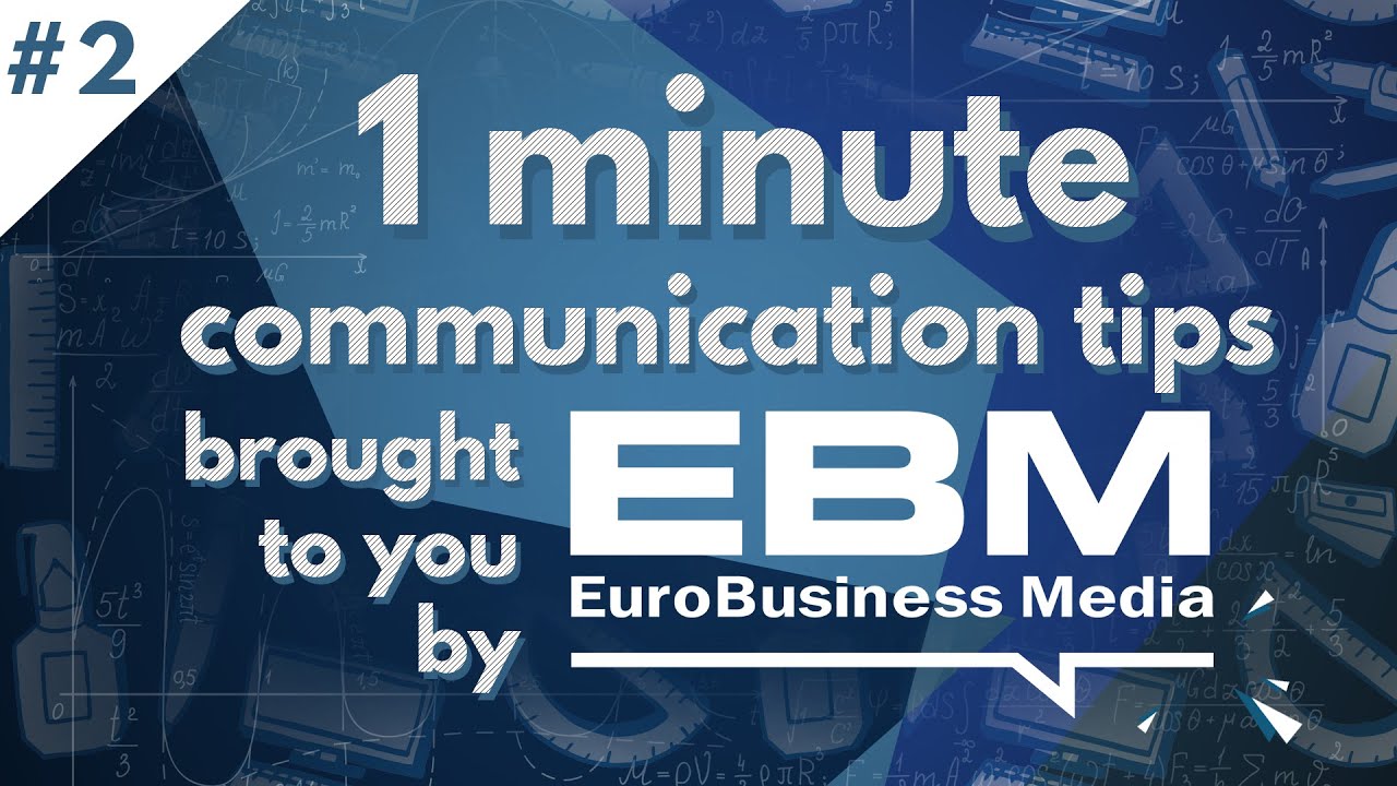EBM Communication Tips #2: Audience First