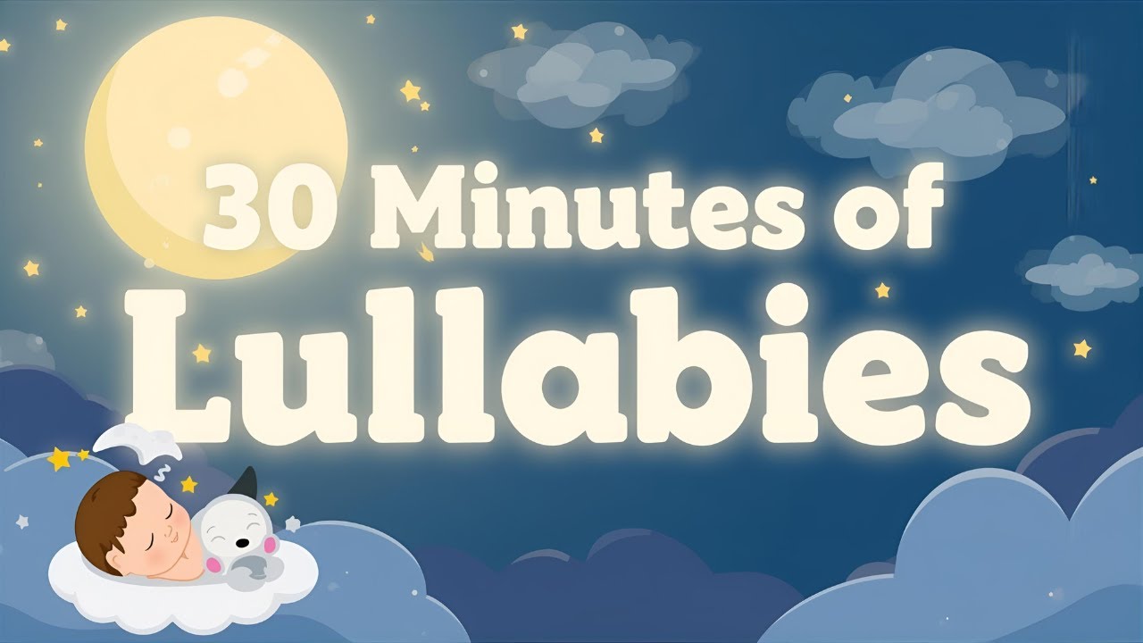 30 Minutes of Lullabies for Kids 🌙 | Calm Sleep Music for Babies & Toddlers | SparklePlay Kids