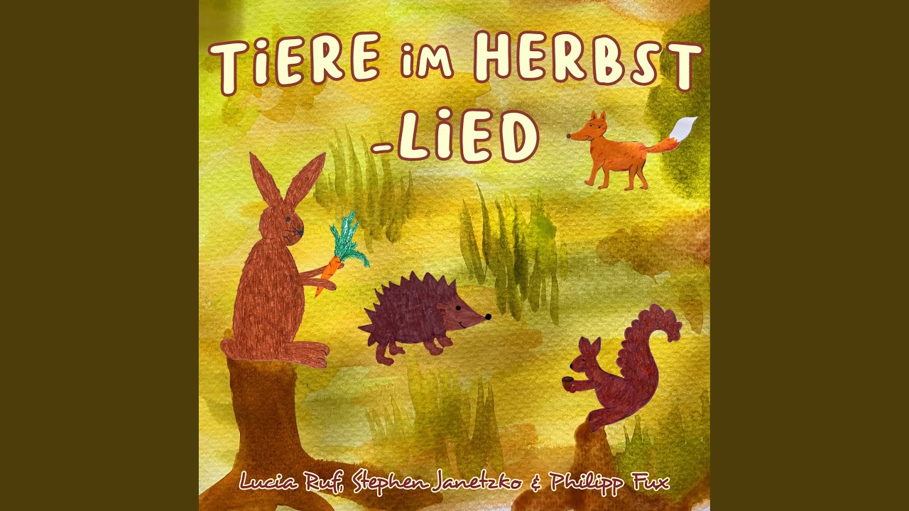 Tiere im Herbst-Lied