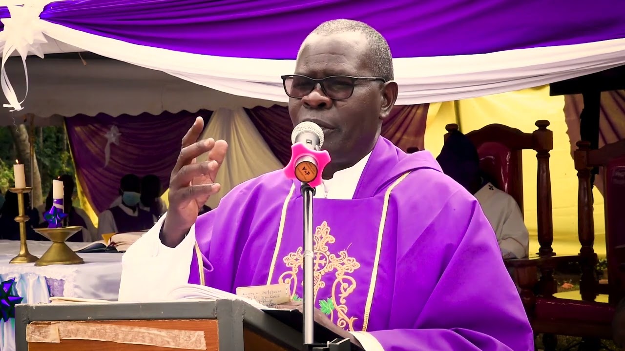 Rev.  Fr.  Alfred C.  Atemo homily of Mama Mary Oselu