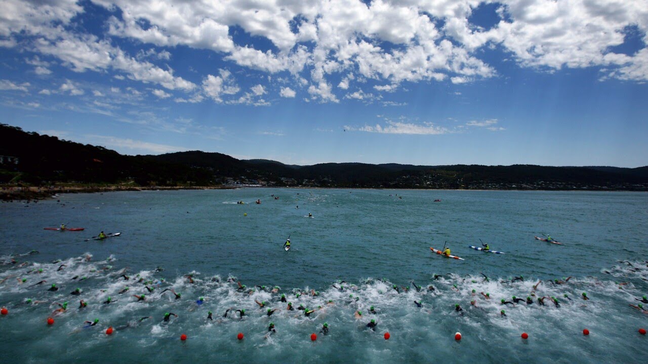 Iconic Lorne Pier to Pub swim race has taken place on Victoria’s south coast