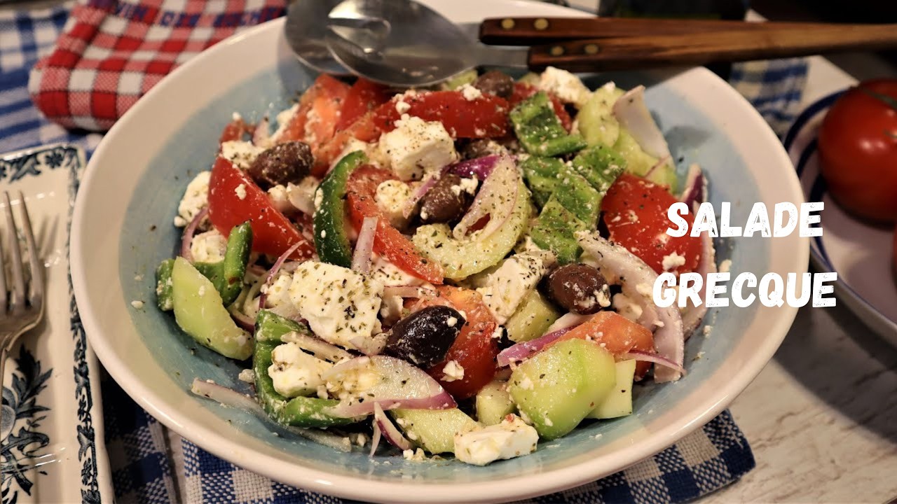 Ma SALADE GRECQUE - La Star de l'été ! - Fraîche et gourmande - Mère Mitraille - Gourmandises TV
