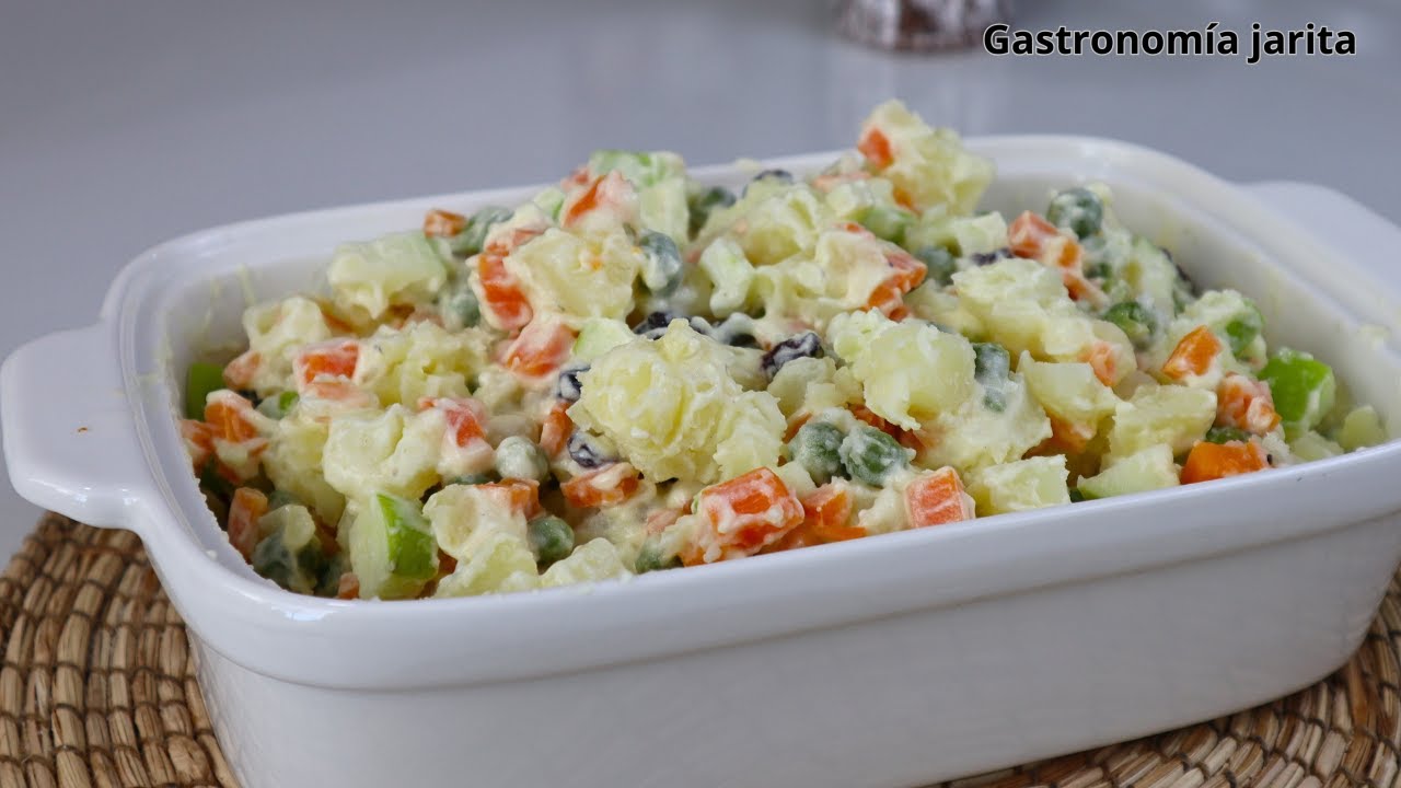 Ensalada fria de papa (recetas deliciosas) #receta #ensalada