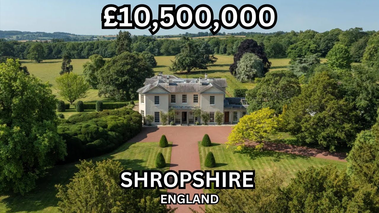 £10,500,000 Shropshire Estate w Pool, Tennis Court | England Real Estate