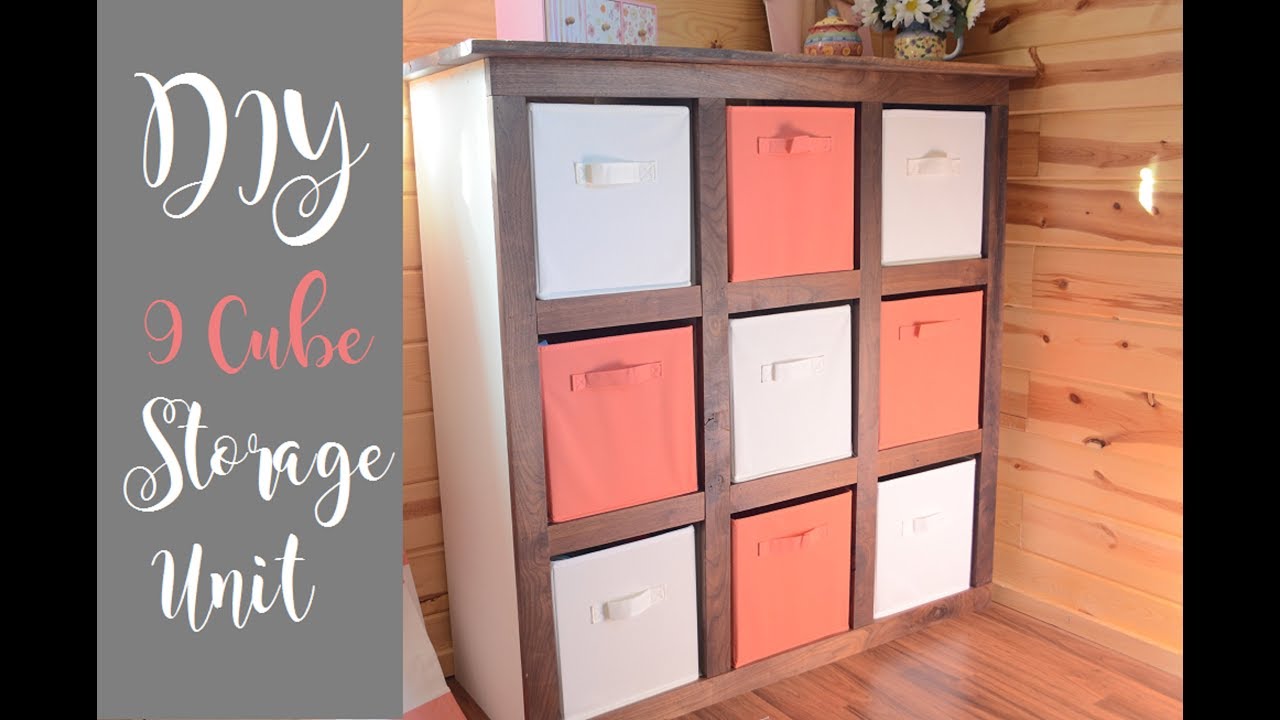 9 Cube Organizer Unit / Storage Bin Unit / DIY Organizer