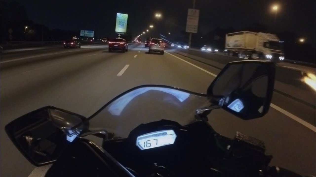 Kawasaki Ninja 250SL / RR MONO Night Run Time Attack | Pure Sound [4K60FPS]