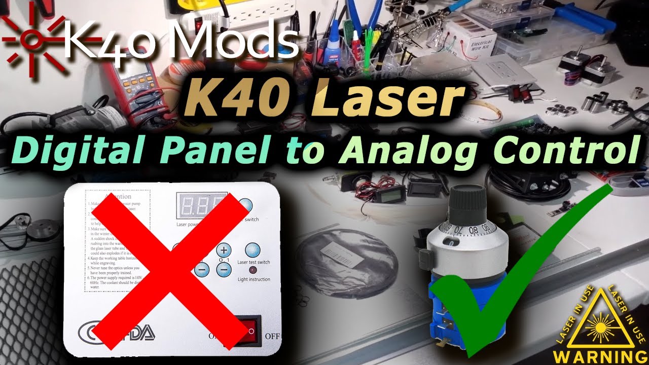 Convert K40 Digital Panel To Analog Control