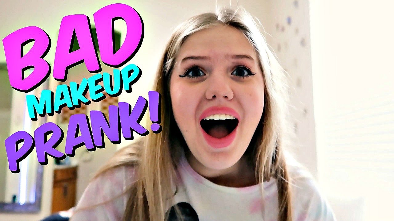 Bad Makeup Prank on my College Sister || Nessa Grace