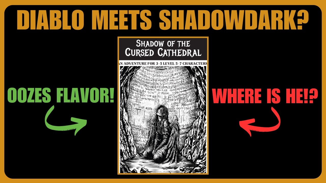 Shadow of the Cursed Cathedral: Diablo встречает Shadowdark (первые впечатления от приключений)