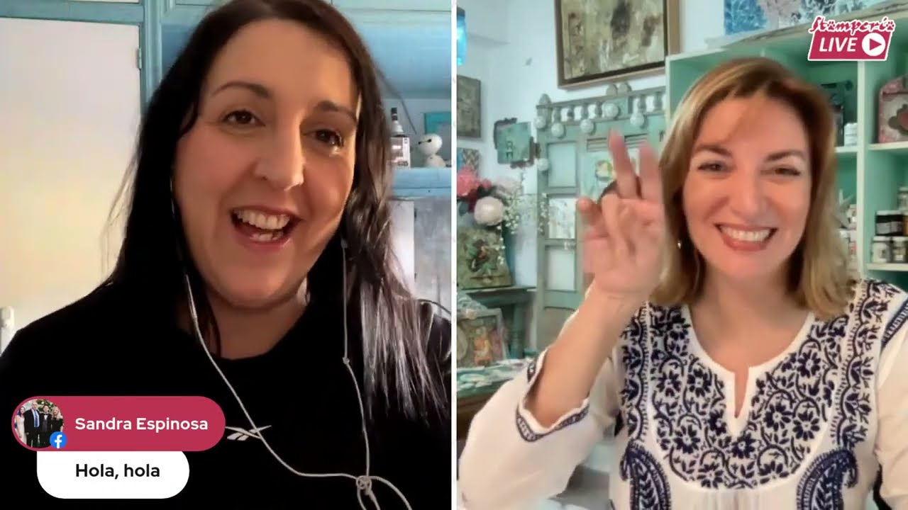 “Joyería Experimental tipo Cerámica” Clase en línea para Stamperia (Live 254) con Cristina Radovan