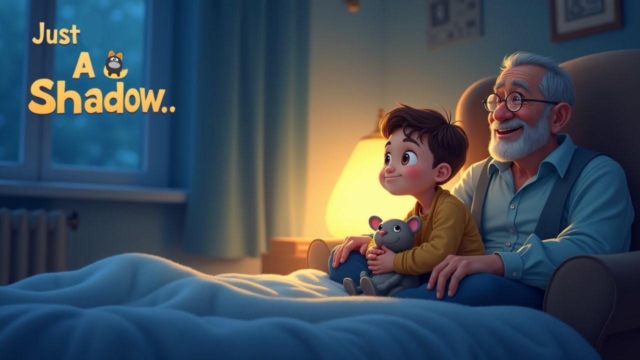 Just a Shadow… | A Comforting Bedtime Story for Kids Afraid of the Dark | Sammy & Grandpa