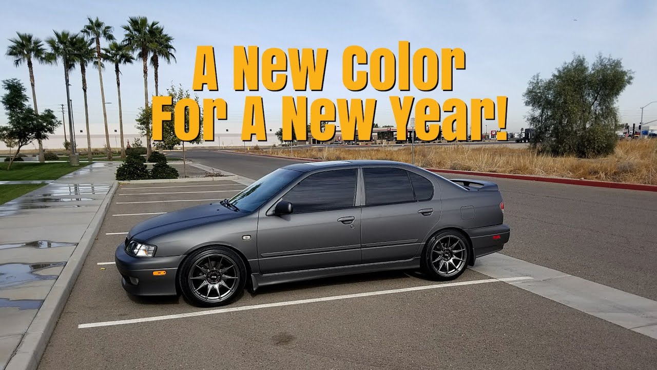 Amateur Paints His Car With Anthracite Grey Plasti Dip And It Looks Amazing!