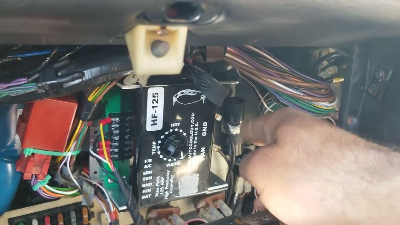 Jaguar XJS v12 Auto Cool Guy Electric Fan Conversion PWM Control HF-125