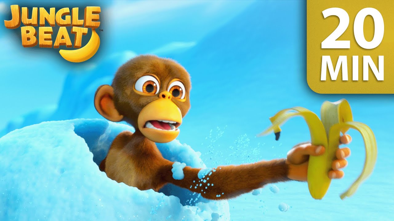 Munki & Trunk's Wild Adventures! | 20 Min Jungle Beat Compilation | Angel Kids Cartoons