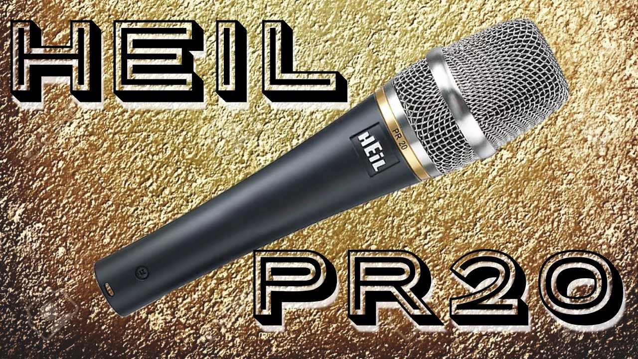 HEIL PR20 Dynamic Microphone Test / Review