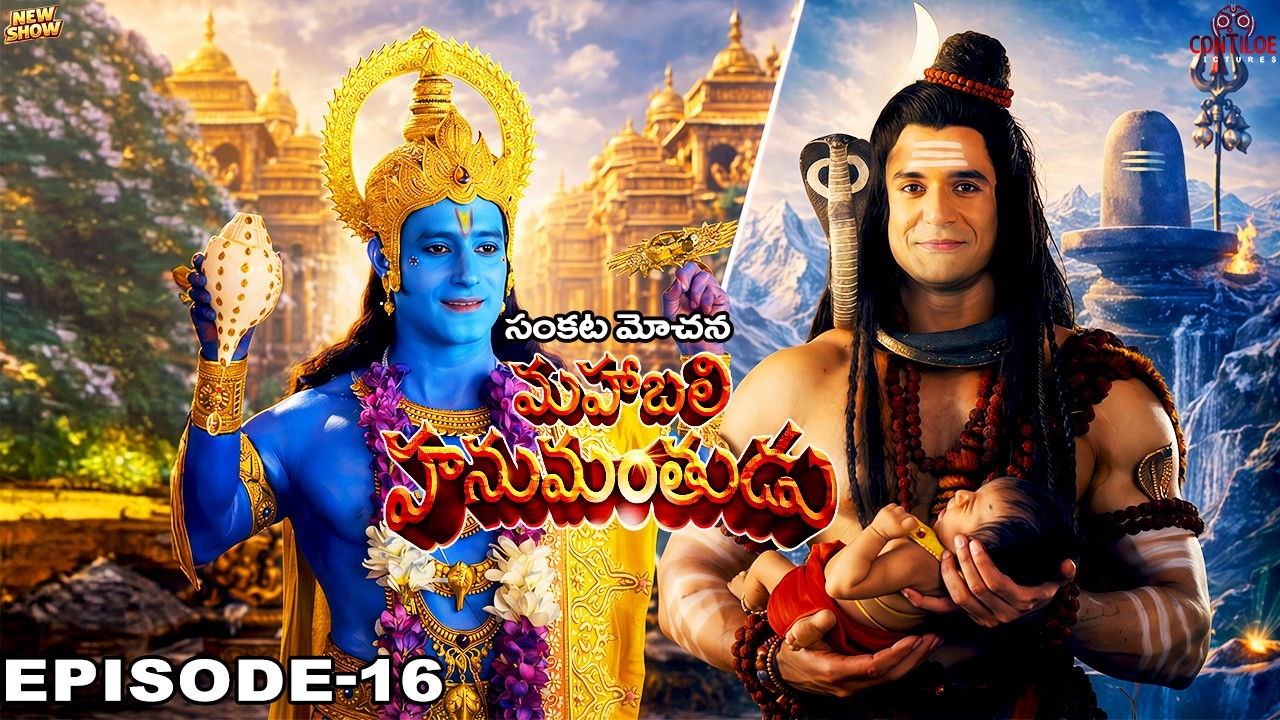 పుట్టకముందే పూజలు - అంజనీ పుత్రుని మహిమ | సంకట్ మోచన్ మహాబలి హనుమాన్ | EP-16 | Telugu #hanuman