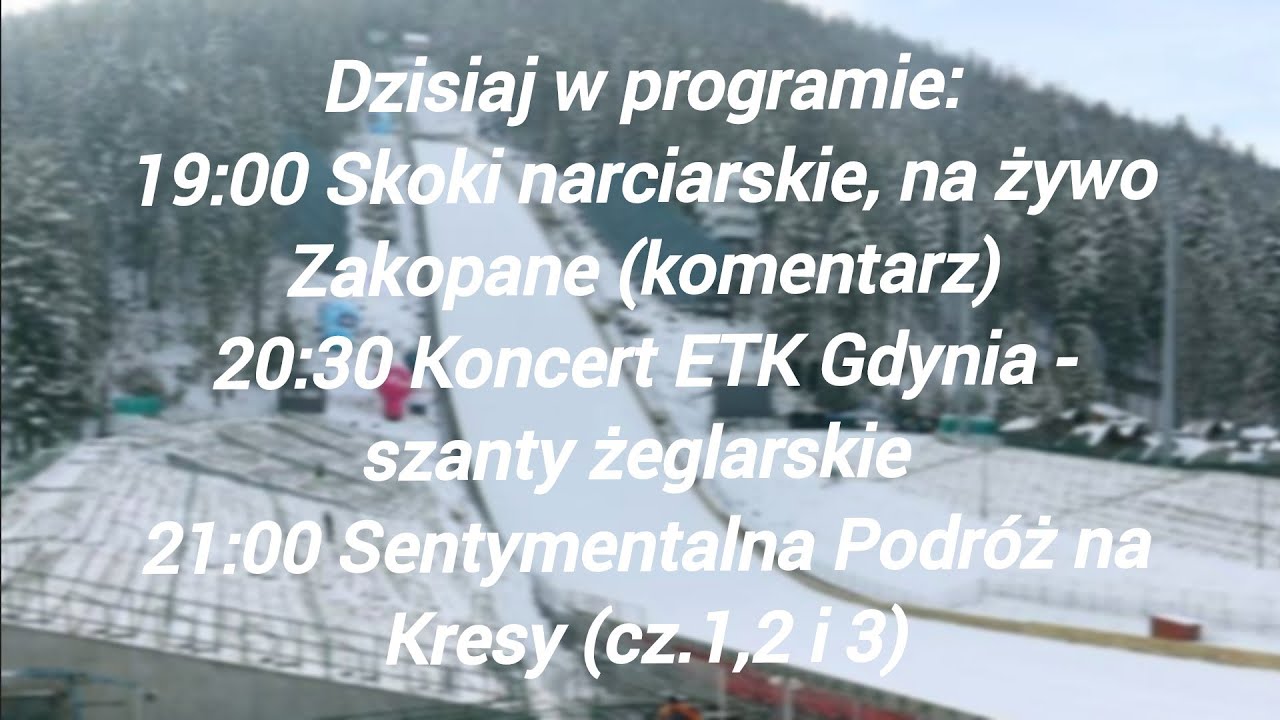 Shine  – Skoki narciarskie Puchar Świata na żywo Zakopane, Występ ETK Gdynia, Kresy (10.01.2026r.)