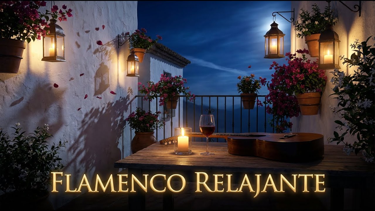 🌌 Melodías Nocturnas de Guitarra Española Serena