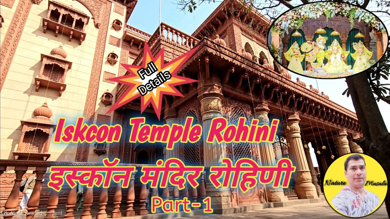 ISKCON Temple Rohini Delhi | Darshan, Aarti & Complete Tour, Radhe Radhe Ji, 🙏 #iskon #temple