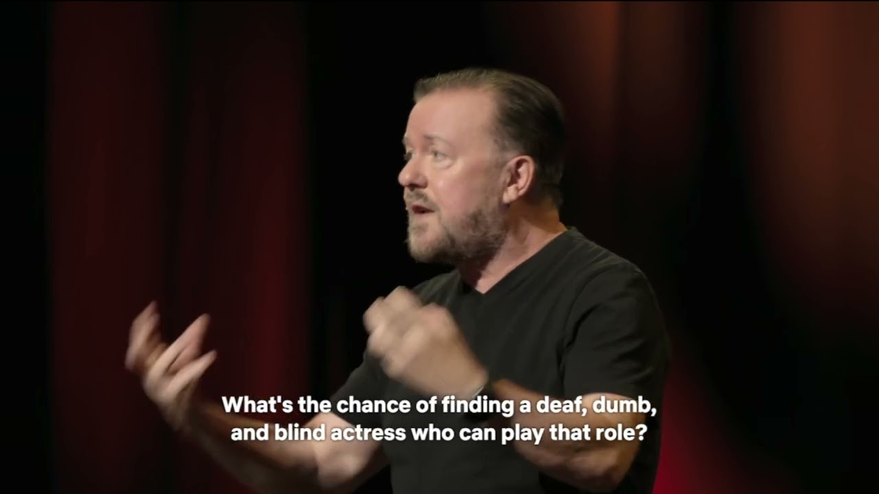 Ricky Gervais - Armageddon - ''Actors and the disabilities'' Joke