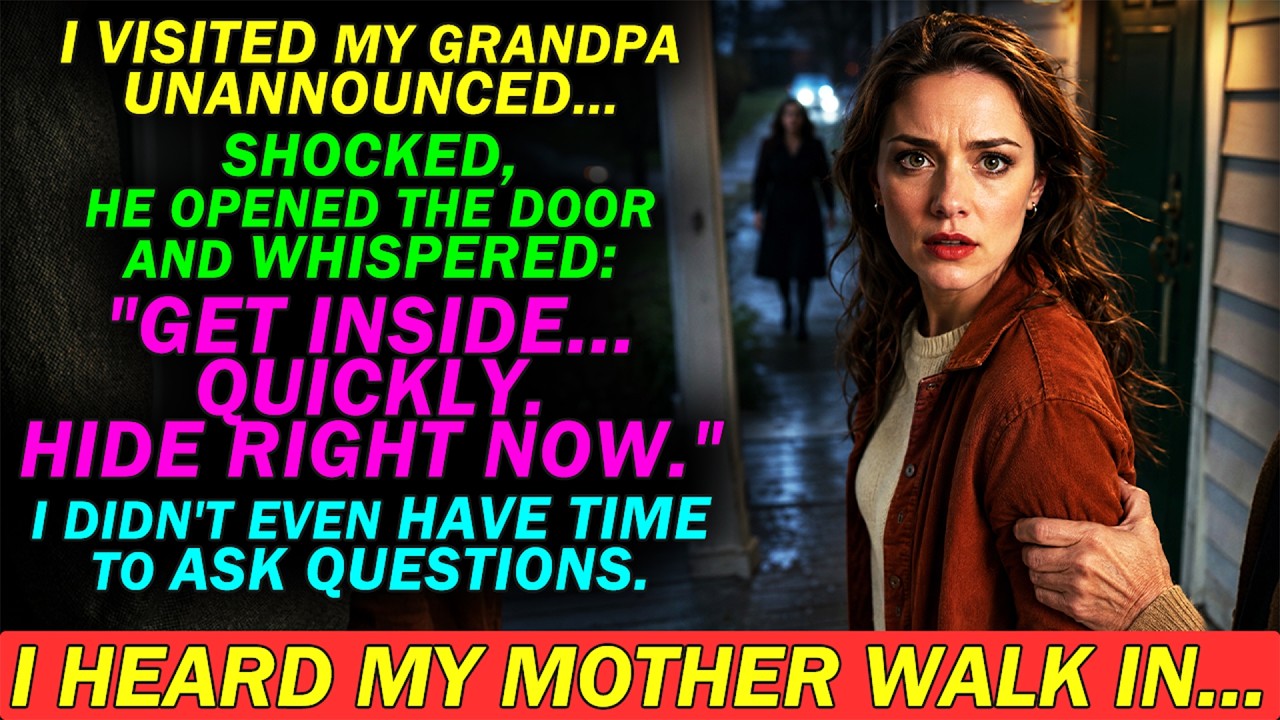 I VISITED MY GRANDPA UNANNOUNCED. SHOCKED, HE OPENED THE DOOR AND WHISPERED: 