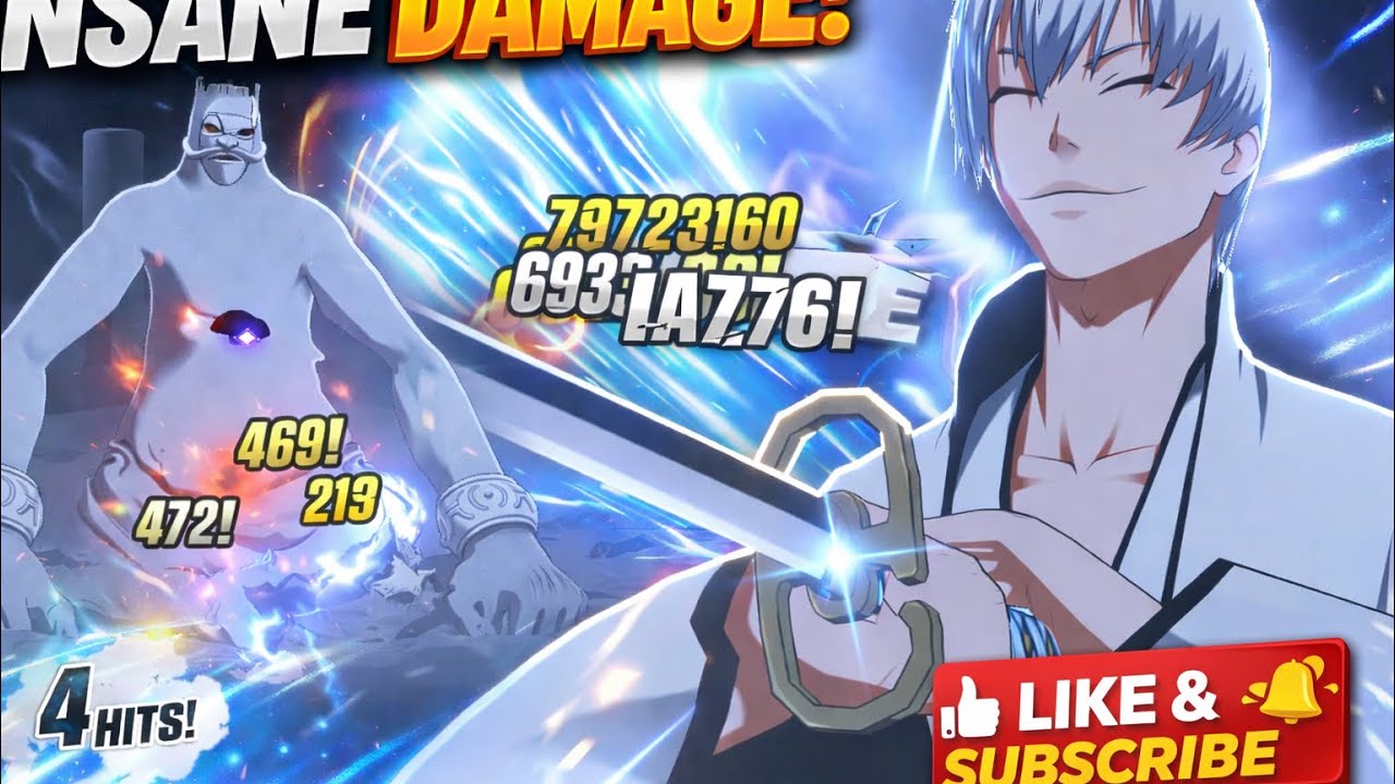 1.3 Million DPS Gin 🤯 showcase F2P team by the way.😅#bankai #bleach #gin #bleachsoulresonance 