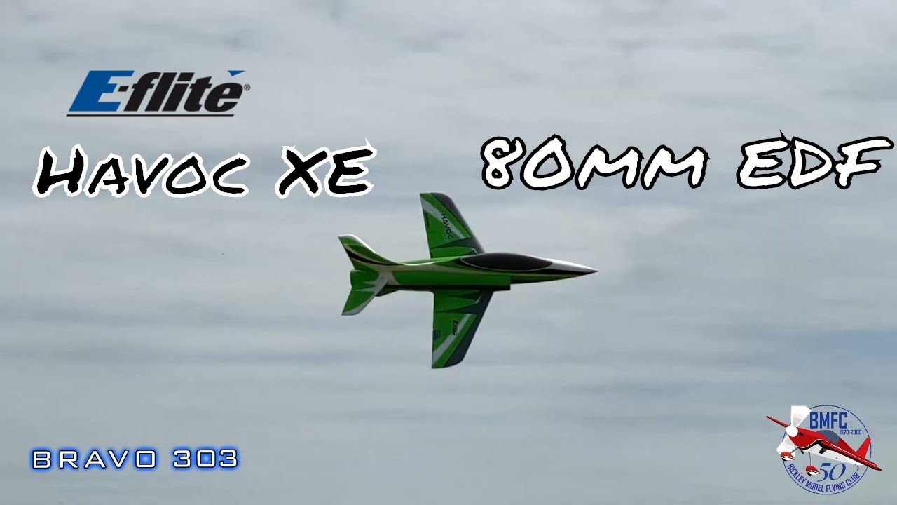E-Flite Havoc XE 80mm EDF rc plane very fast