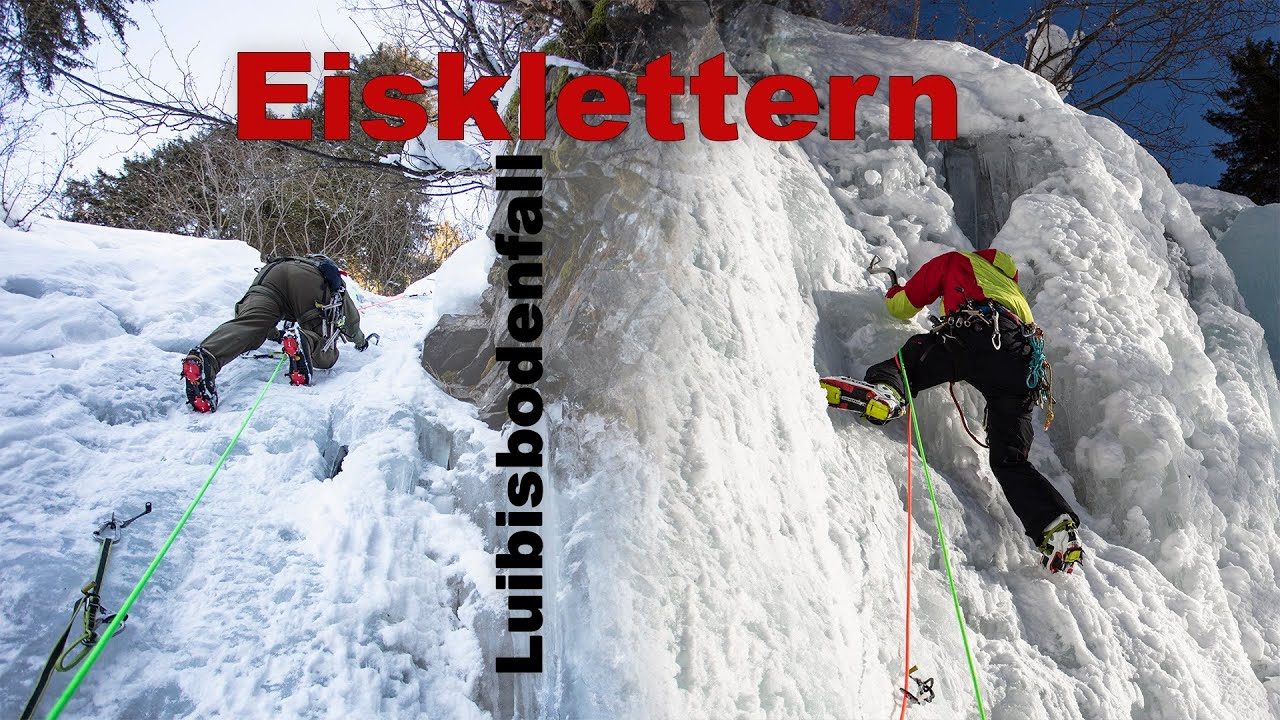 Eisklettern Pitztal - Luibisbodenfall