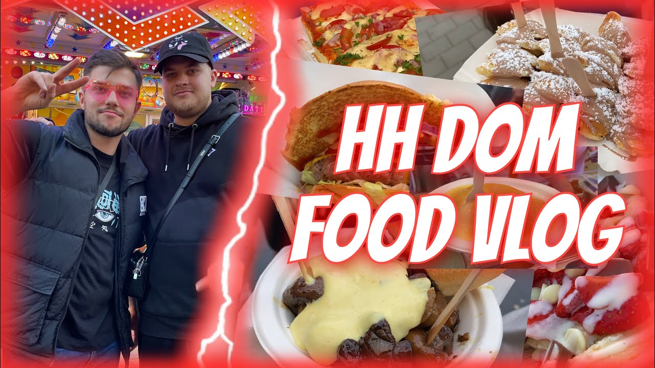 DIE BESTEN SPOTS!!🔥 | HAMBURGER DOM FOOD VLOG🍔🍡🎡
