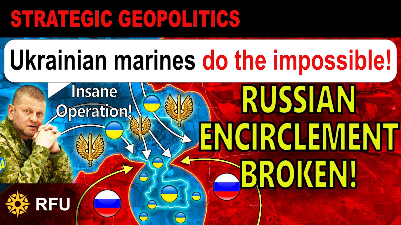 Ukrainian marines pull off an unbelievable operation, ambush Russians, clear the withdrawal route