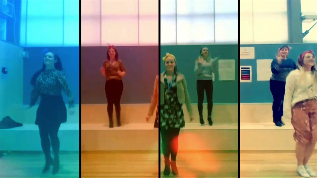 Nutbush Dance: Front Facing Easy Version: KGPS Teachers Dancing