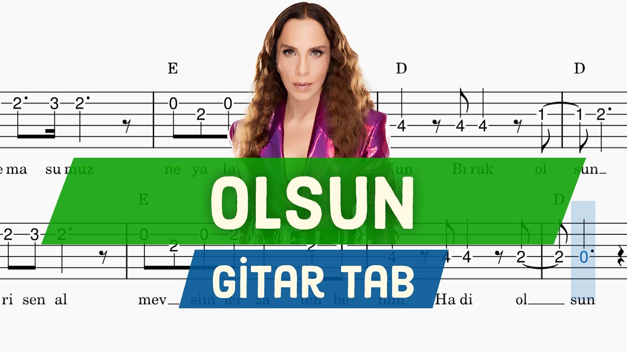 Sertab Erener - Olsun - Gitar Tab