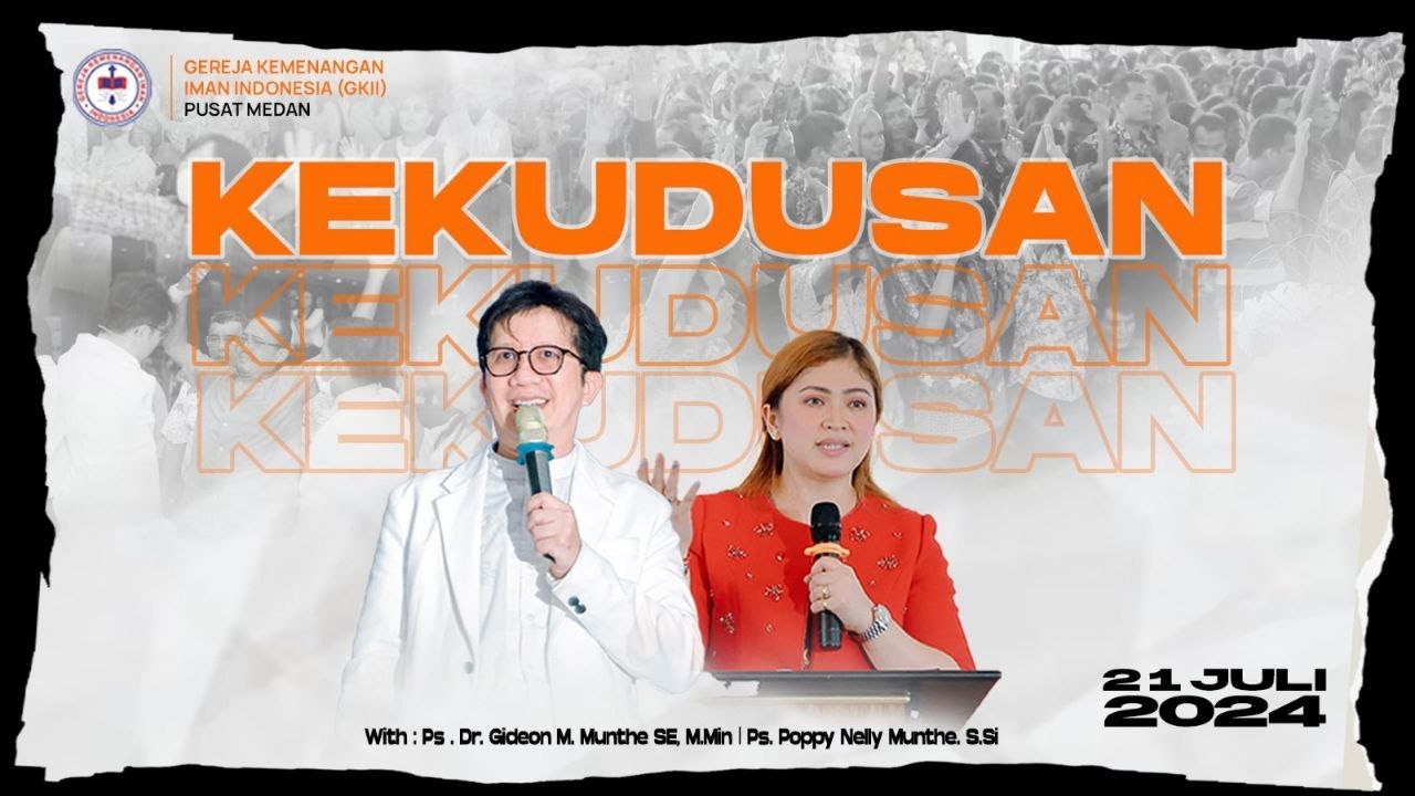 Kekudusan adalah Kunci Utama untuk Melihat Tuhan | By : Ps.Dr. Gideon Munthe | Gembala Sidang GKIIPM