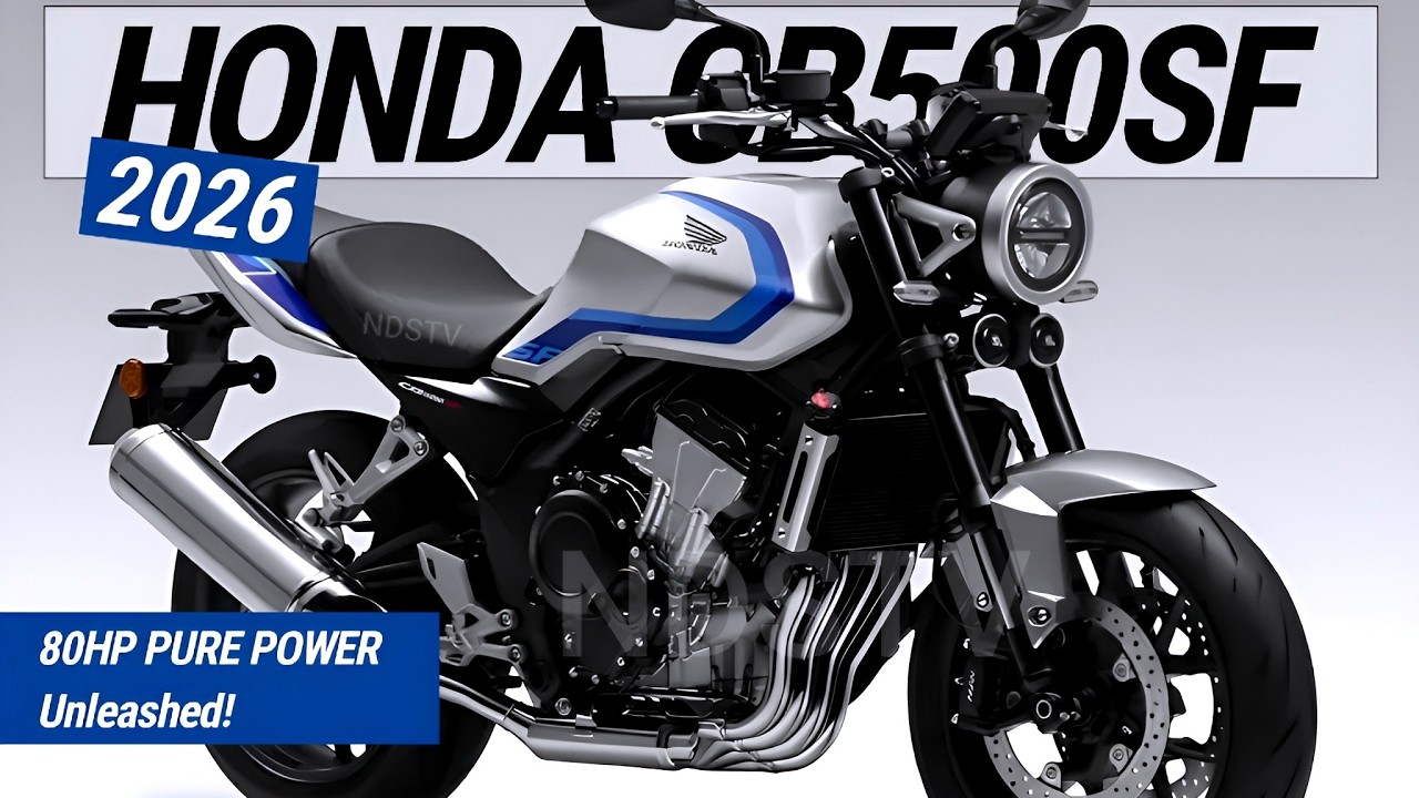 ВЫПУЩЕН CB500 Super Four 2026: Освобождена чистая мощность 80 л.с.!