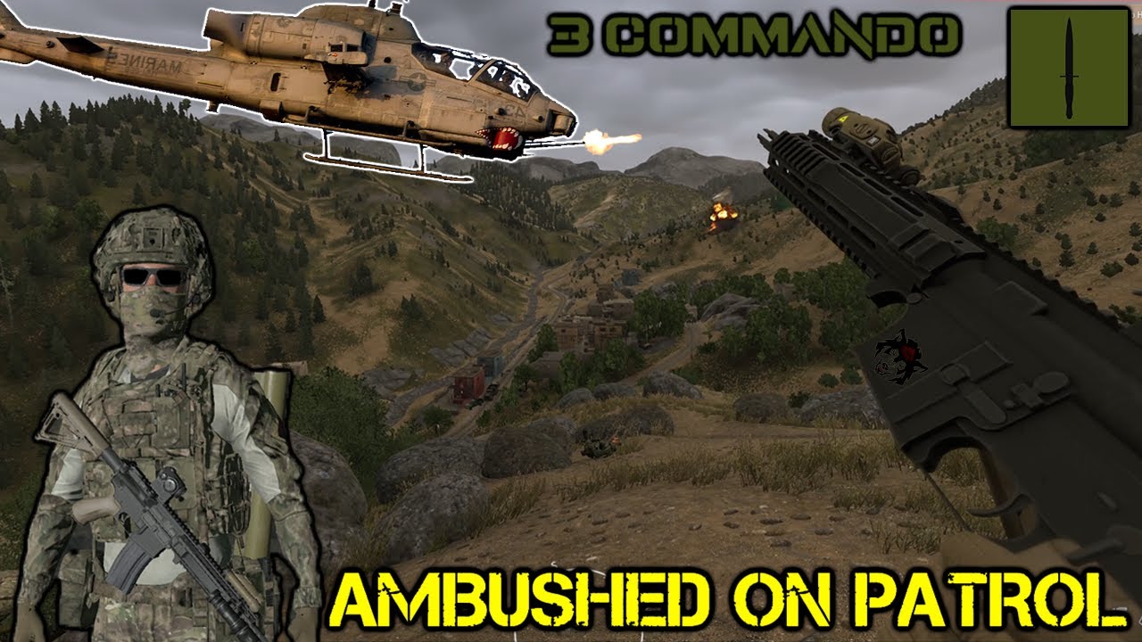 ARMA REFORGER - 3 COMMANDO AMBUSHED IN KUNAR PROVINCE (MILSIM OPERATION)
