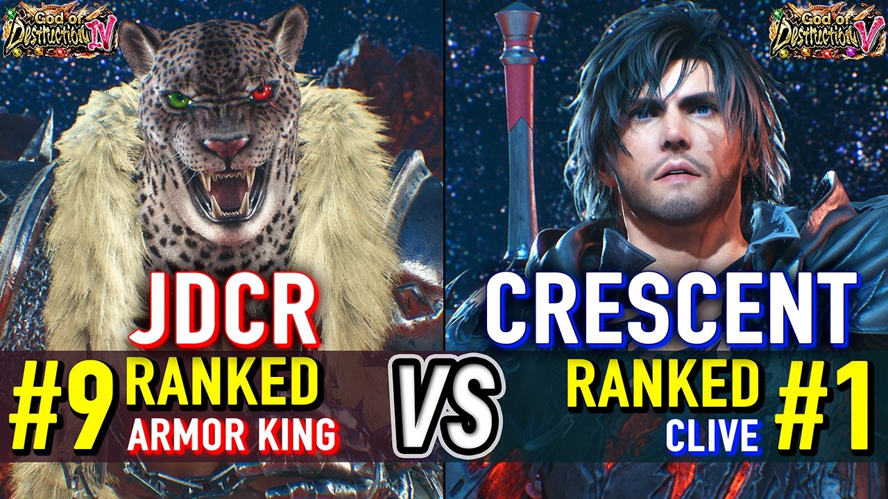 T8 🔥 JDCR (#9 Ranked Armor King) vs CRESCENT (#1 Ranked Clive) 🔥 Tekken 8 High Level Gameplay