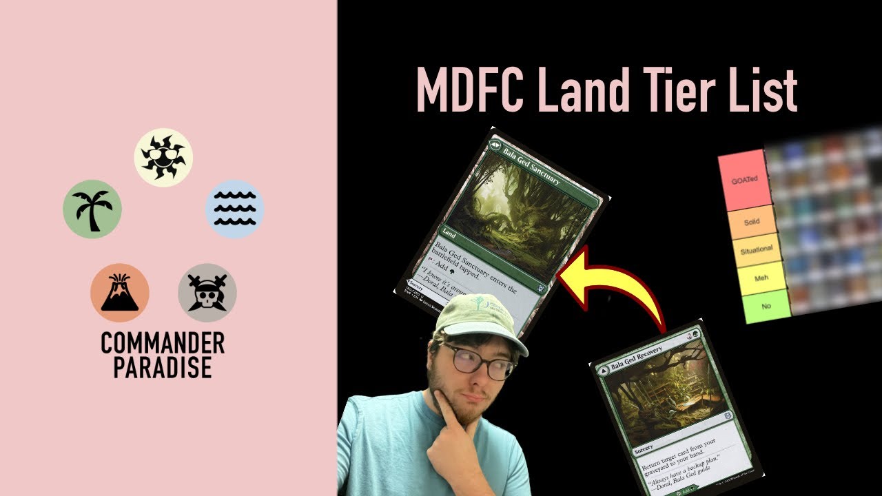 Commander Paradise -  MDFC Land Tier List